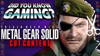 Metal Gear Solid's Cut Content Ft. David Hayter