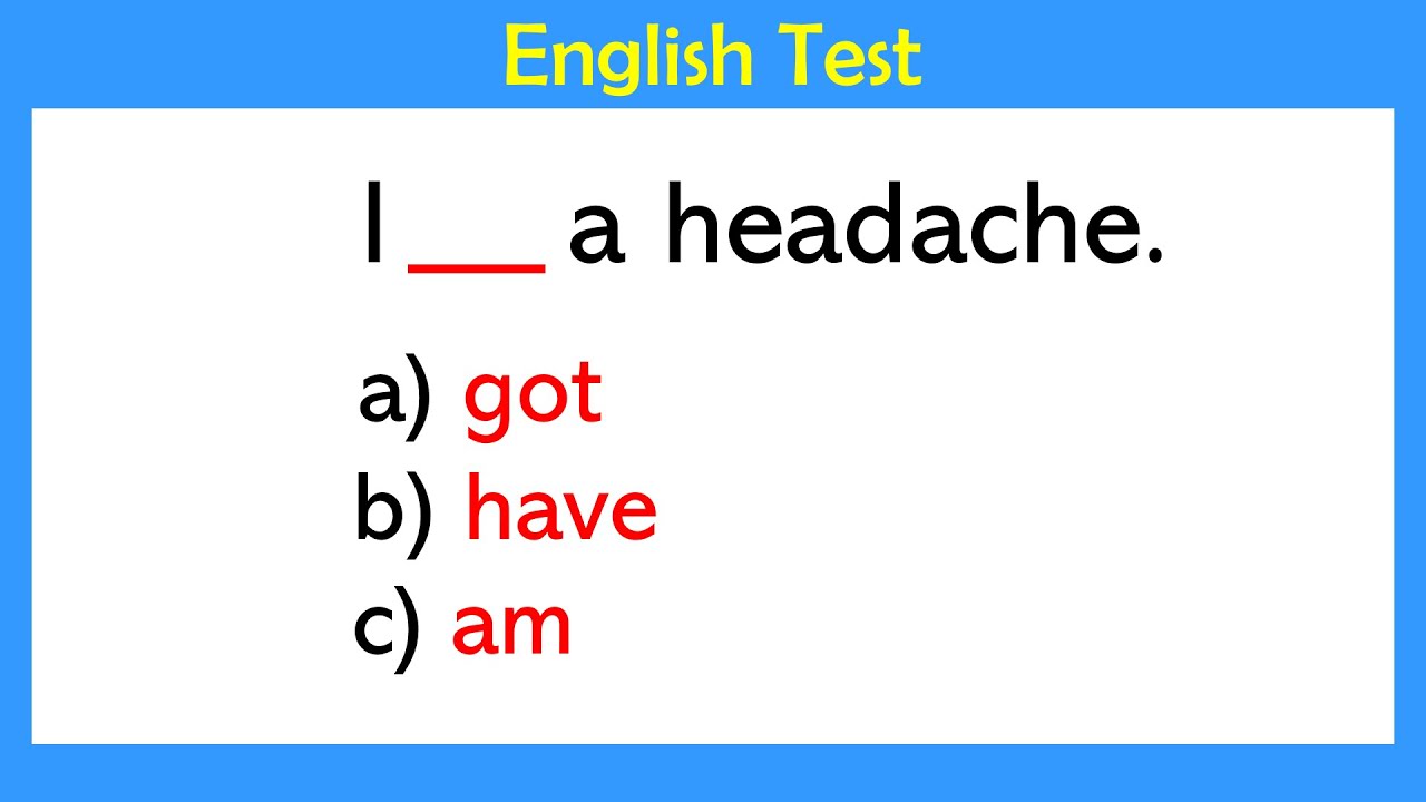 English Grammar Quiz – 10 Questions | Test Your English Knowledge ...