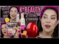 K-BEAUTY TRY-ON HAUL - Viral Foundation & More