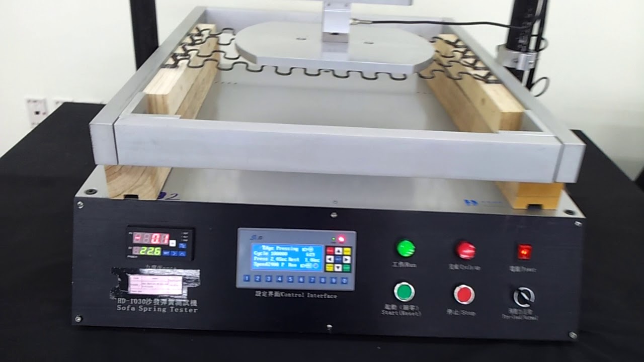 Zigzag Spring Durability Tester Youtube