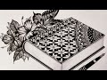 How to draw Mandala art for beginners|Book Mandala Art|Butterfly Doodle Art|Teachers day mandala art