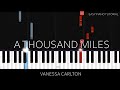 Vanessa Carlton - A Thousand Miles (Easy Piano Tutorial)