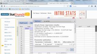 STA2023 Chapter 7 Using StatCrunch for Regression