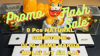 RL Gems promosi Flash Sale 9 pcs Gemstone  Harga Termurah mulai dari 1jt an#sapphire #ruby