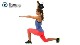 42 Minute Brutal HIIT Cardio and Kettlebell Workout - Workout to Build Lean Muscle and Burn Fat Fast