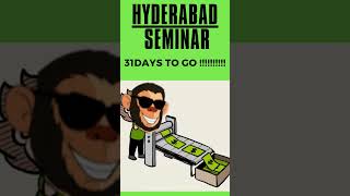 Hyderabad Seminar:Master Trading Strategies | Over-Trading Warning: No One Can Save You! #hyderabad