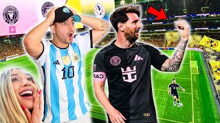 WATCHING MESSI PLAY LIVE FOR THE FIRST TIME *CAN'T BELIEVE THIS HAPPENED*