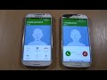 Incoming & Outgoing call at the Same Time 2 Samsung Galaxy S4