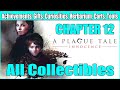 A Plague Tale Innocence Chapter 12 All Collectible Locations (Trophies, Gifts, Curiosities, Flowers)