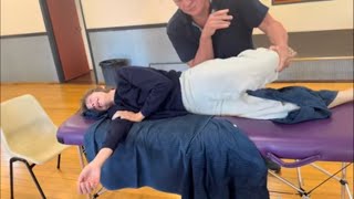 Deep tissue massage and energy and emotional release. Brandon massaging Natalie part 3