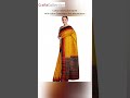 yellow cotton odisha ikat saree with sambalpuri ikat blosue piece handloomsaree shortsvideo