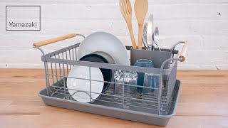 TOSCA Dish Drying Rack | Steel + Wood