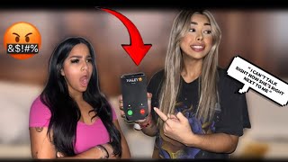 I was ON THE PHONE with ANOTHER GIRL ( ANGRY REACTION ) * MUST WATCH * !