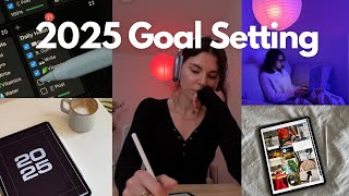 *in depth* 2025 Goal Setting \u0026 Vision Board ✏️✨