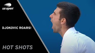 Novak Djokovic ROARS On Arthur Ashe | US Open 2021