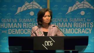 2014 Geneva Summit: Mu Sochua, Cambodian MP