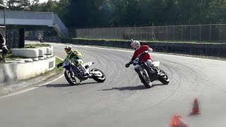 SMF #44: Supermoto Trackday with Supermoto Champion MVD! No hand slides, high five slides and more!