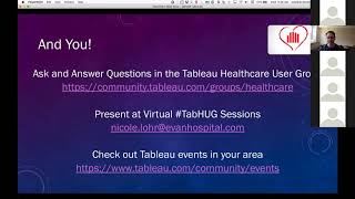 Virtual Healthcare Tableau User Group