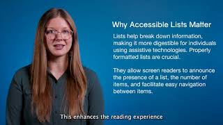 Accessibility Bytes: Lists