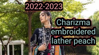 Latest Charizma embroidered lather peach 2022-2023 #shorts #viral  #shortsvideo #youtube