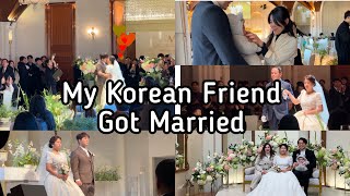 We went to our Korean friend’s wedding | finally they got married after many years