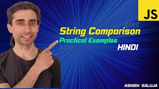 String Comparison in JavaScript with Practical Examples (Hindi)