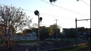 Searchlight Signal On A semaphore signals post