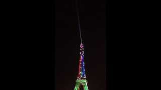 Tour Eiffel Lightshow - Jardins du Trocadéro, Paris