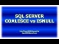 SQL Server Coalesce vs Isnull with example