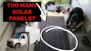 I FAILED Mounting Solar Panels On My Box Truck Conversion