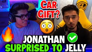 JONATHAN SURPRISED TO JELLY🔥 CAR GIFTED? 🎁✅