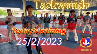 #Taekwondo Training 25/2/2023  #taweesilp_tkd_thailand