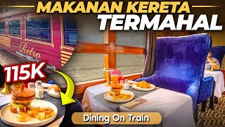 MAKAN MEWAH DI KERETA !! HARGA RATUSAN RIBU - DINING ON TRAIN | KA Java Priority Jakarta - Jogja