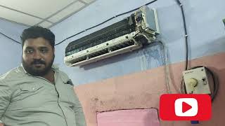 water leakage problem voltas A/c#airconditioner  #youtube #mr vinod nallagonda