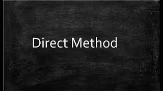 Direct proof Examples