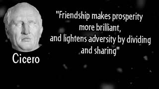 Friendship makes prosperity more brilliant - CICERO MOTIVATIONAL QUOTES