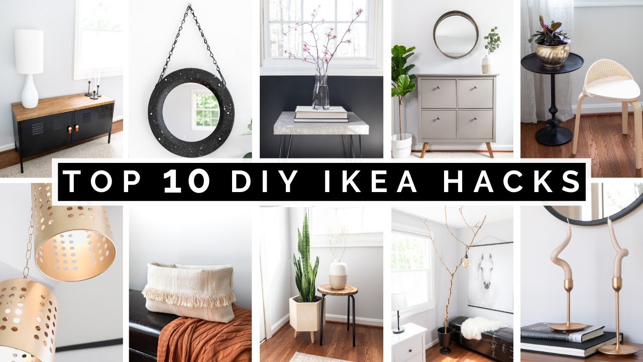 TOP 10 DIY IKEA HACKS | IKEA HACK HOME DECOR COMPILATION - YouTube