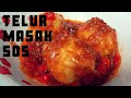 Resepi Telur Masak Sos Terjun