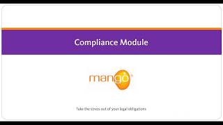 Mango - Compliance Module