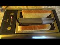 functional testing toaster bosch solitaire e nr. tat8sl1 the toaster is not new used