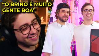 ALANZOKA CONTA SOBRE OS BASTIDORES DO ENCONTRO COM O BRINO