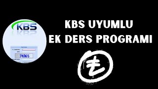 KBS UYUMLU EK DERS PROGRAMI(GÜNCEL)