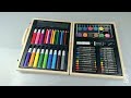 68pcs *_wooden art box_* colored pencil set watercolor brush drawing paint stationary set..