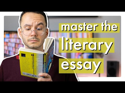 When writing a literary analysis you should?