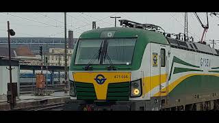 471 006-os SIEMENS VECTRON érkezik Budapest Keleti pályaudvarba