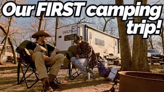 Our FIRST camping trip as a first-time RV owner in our new 2025 travel trailer!