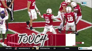 Dylan Raiola Throws a TD Strike vs. Northern Iowa | Nebraska Football