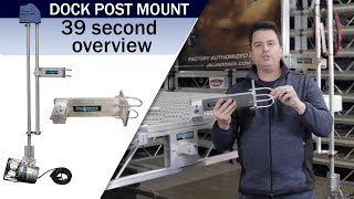 Aqua Thruster Portable Dock Post Mount Video Overview | Weeders Digest