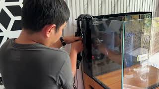 Vlog 8: Hành trì đi Setup bể Rinano 60 Pro cho Anh Chị Việt Kiều