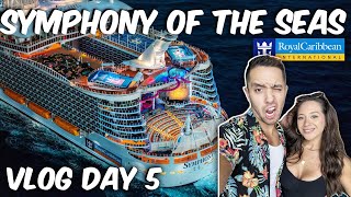 SYMPHONY OF THE SEAS! Vlog Day 5 | doing all the Things on the Ship! #symphonyoftheseas